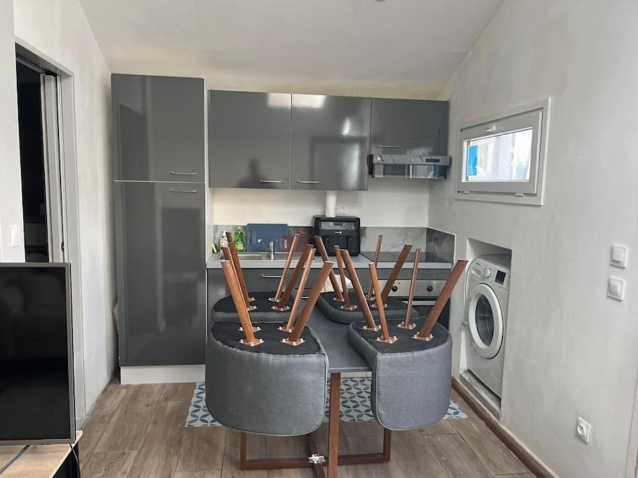 Maisonnette Avec Terrasse Avec Spa Privatif Lutterbach Buitenkant foto